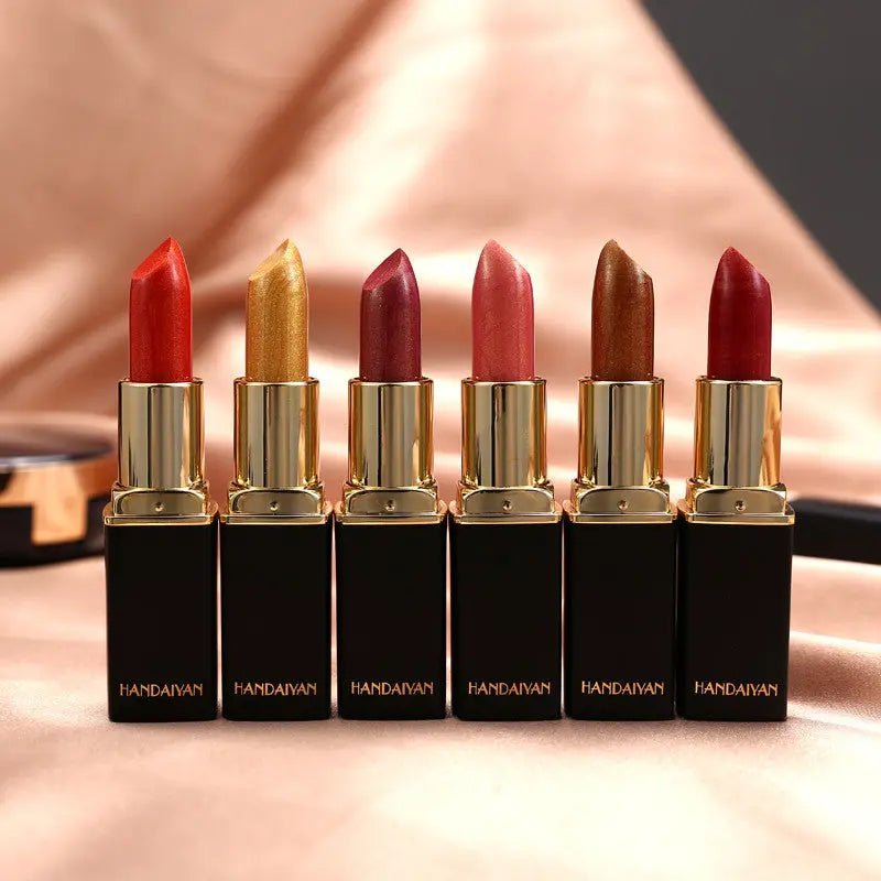 Waterproof Glitter Lipstick Set – 9 Shades - Fernglow