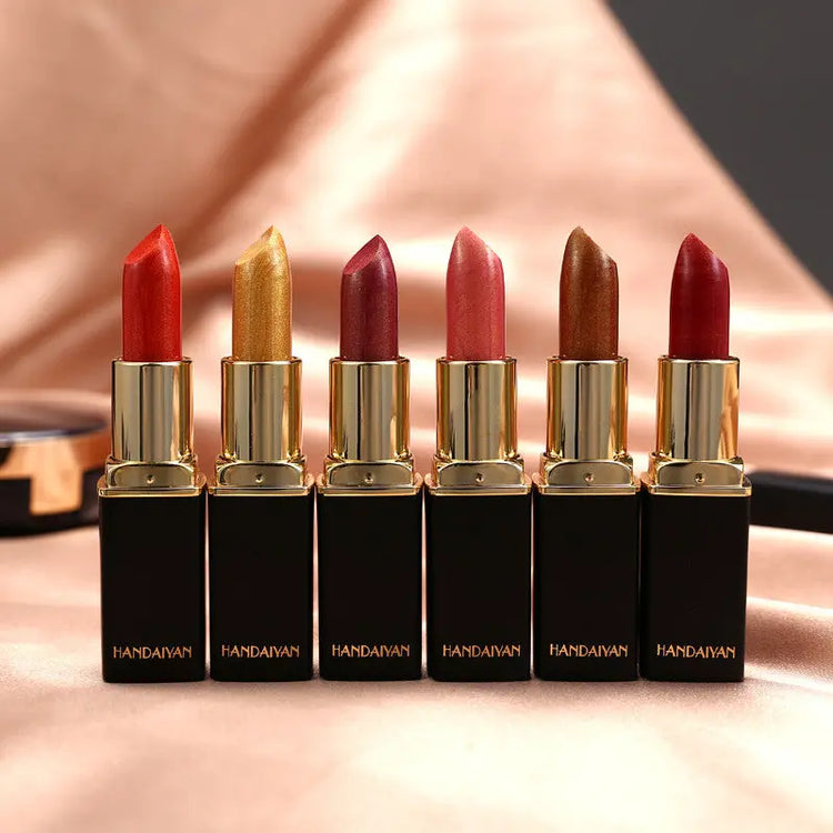 9 Colors Waterproof Glitter Lipstick Fernglow