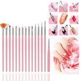 Poly Nail Gel Kit With 54W UV Lamp - Fernglow