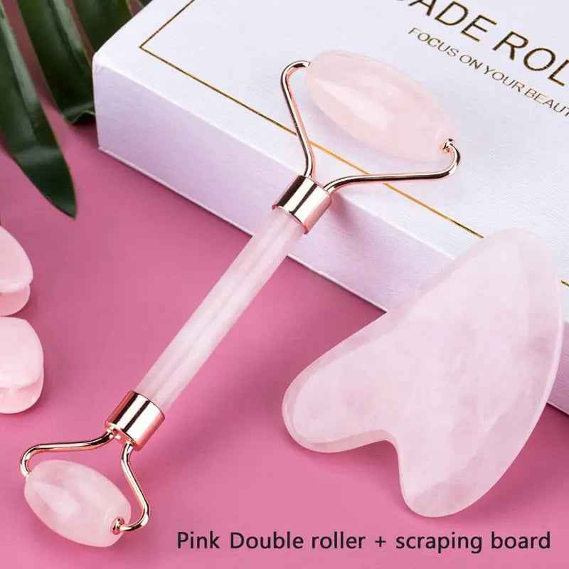 Gua Sha Facial Tool Set for Jawline Definition - Fernglow
