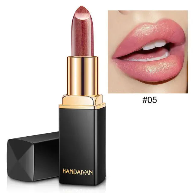 9 Colors Waterproof Glitter Lipstick Fernglow