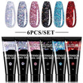 Salon Gel Nails Kit - DIY Nail Extension Set - Fernglow