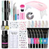 Poly Nail Gel Kit With 54W UV Lamp Fernglow