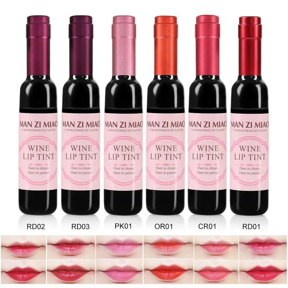 Wine Bottle Lip Tint - Fernglow Lasting Stain - Fernglow