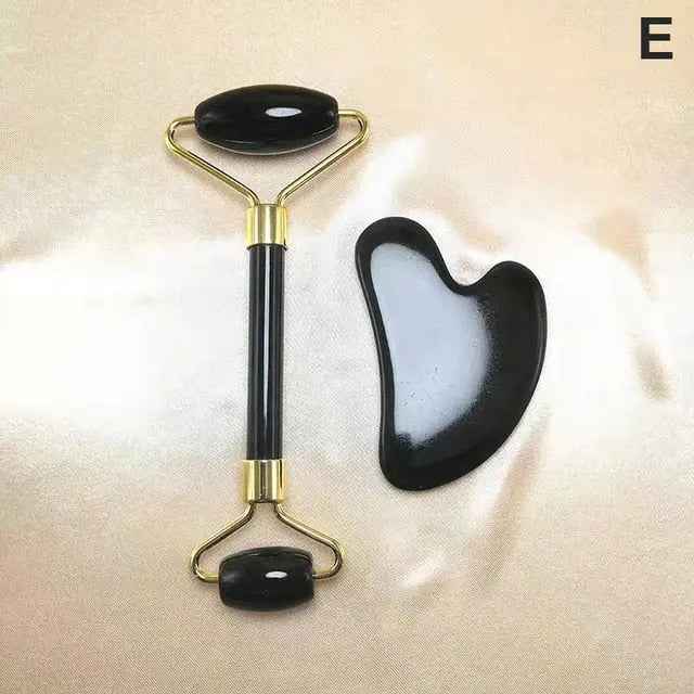 Gua Sha Facial Tool Set for Jawline Definition - Fernglow