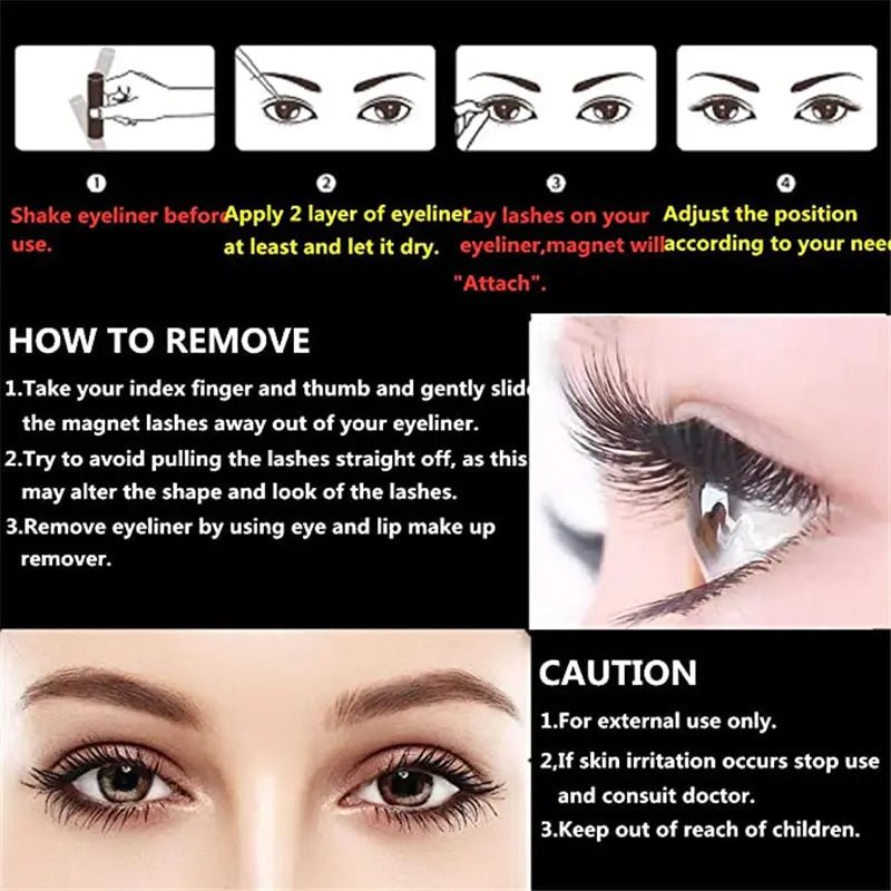 Magnetic Eyelashes: Fernglow 3D Lashes Review - Fernglow