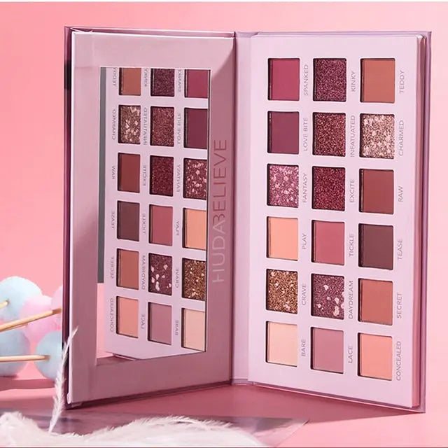 18 Color Eye Shadow Slate Waterproof Fernglow