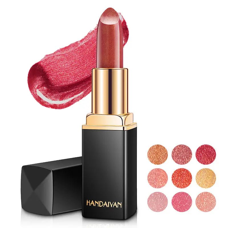 Waterproof Glitter Lipstick Set – 9 Shades - Fernglow