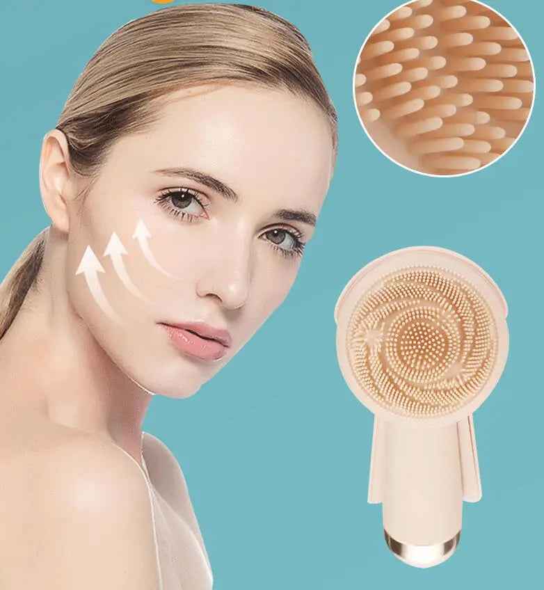 Silicone Facial Cleansing Brush – Vibrating Pore Cleanser | Fernglow - Fernglow