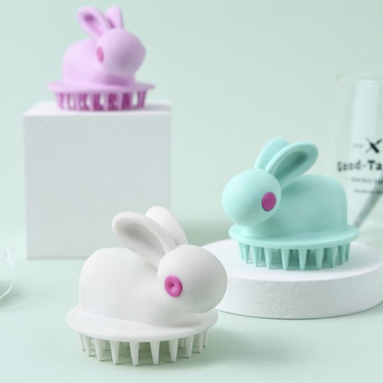 Soft Rubber Shampoo Brush for Kids&