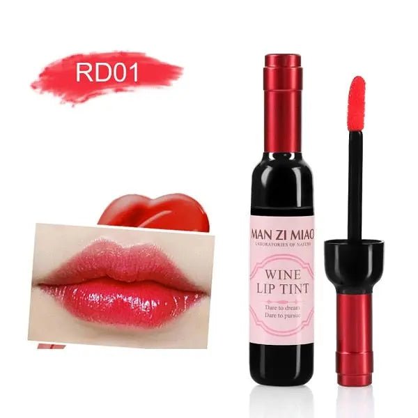 Wine Bottle Lip Tint - Fernglow Lasting Stain - Fernglow