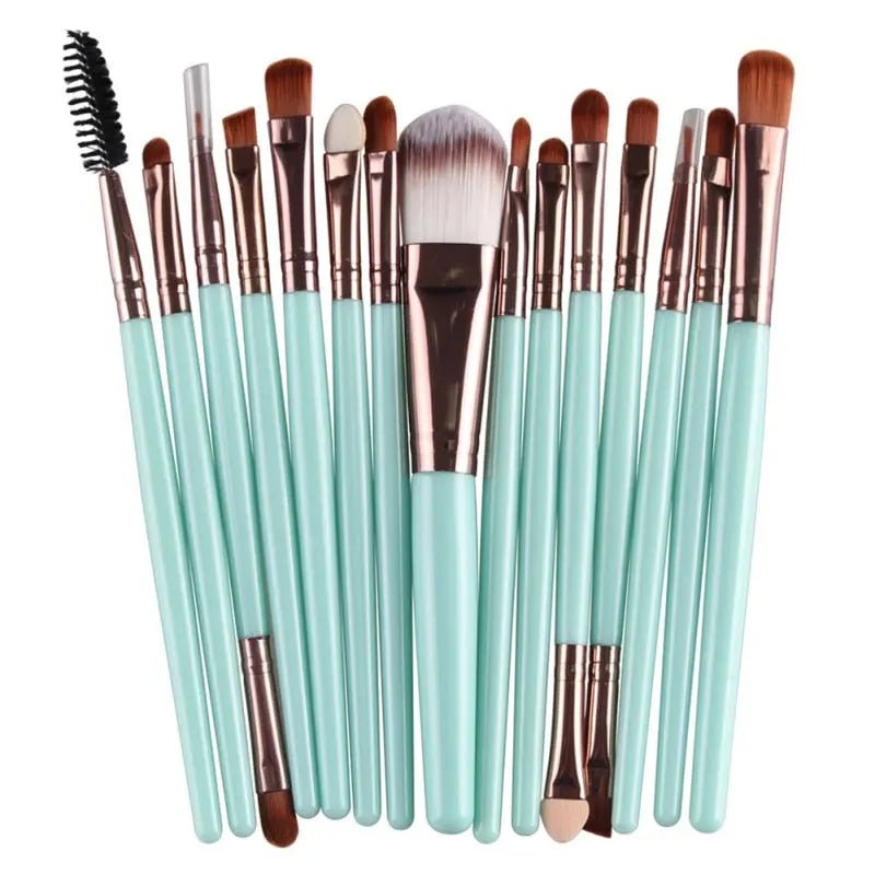 15 Pcs Brush Makeup Kit - Fernglow