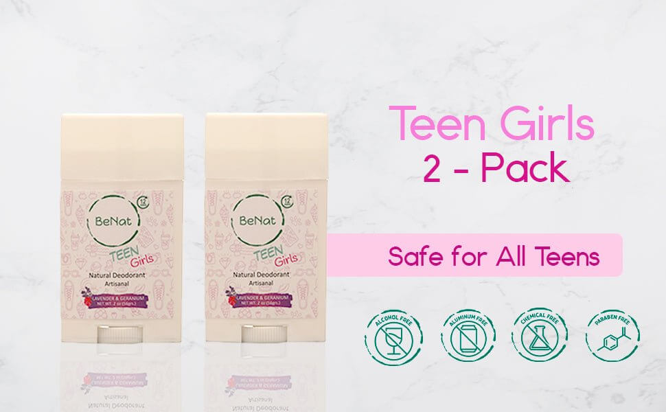 Safe & Gentle Deodorant Duo for Kids and Teens - 2 Pack - Fernglow