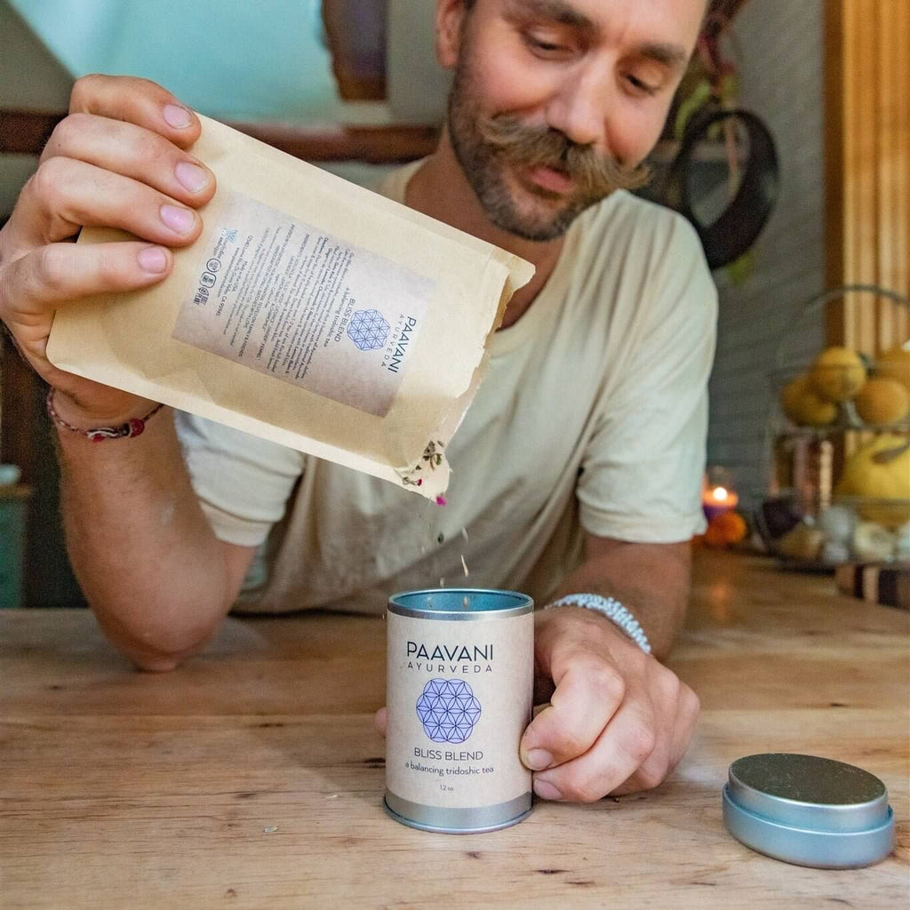 Tridoshic Herbal Tea: Caffeine-Free Ayurvedic Relaxation Drink - Fernglow