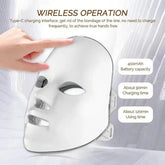 7-Color LED Light Therapy Mask - Fernglow