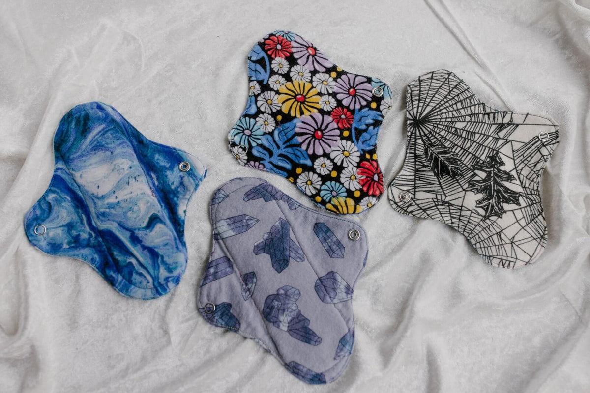 Organic Cotton Tween Menstrual Pads - Small Heavy Flow - Fernglow
