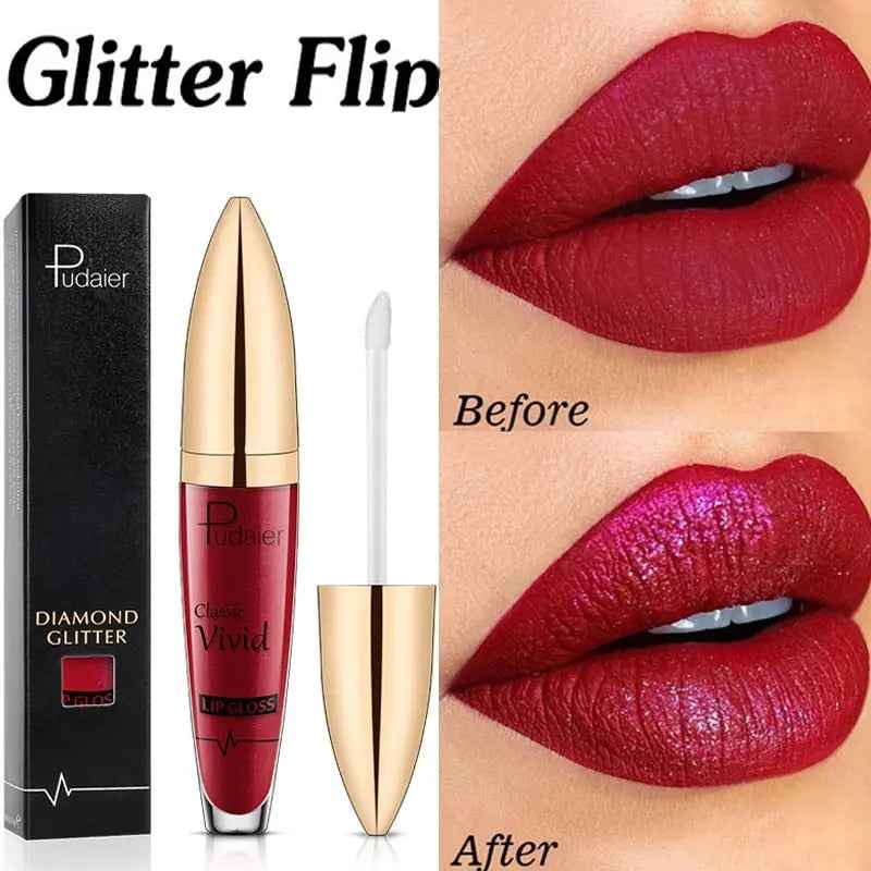 Fernglow Sparkle Gloss Non-Sticky High Shine Lip Product - Fernglow