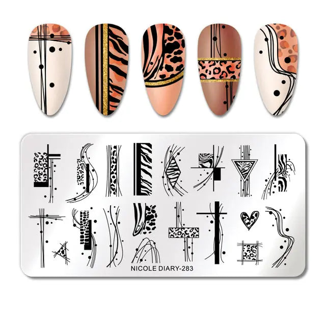 Fernglow Nail Art Stamping Set Fernglow