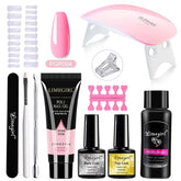 Poly Nail Gel Kit With 54W UV Lamp Fernglow