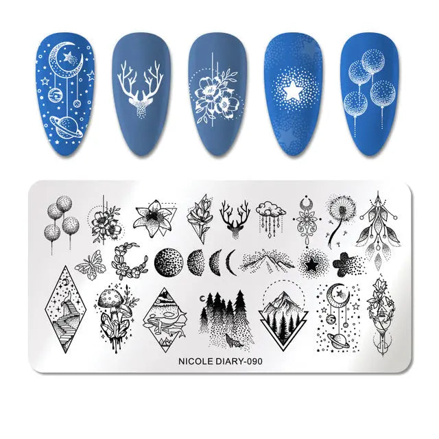 Fernglow Nail Art Stamping Set Fernglow