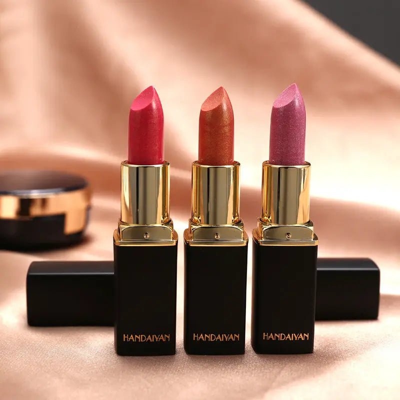 Waterproof Glitter Lipstick Set – 9 Shades - Fernglow