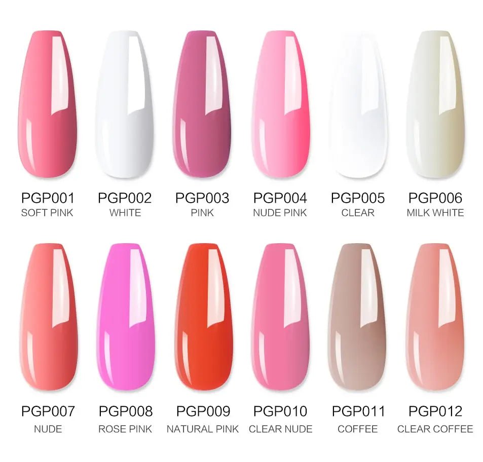 54W UV Lamp Poly Nail Gel Kit for Stunning Salon-Quality Nails - Fernglow