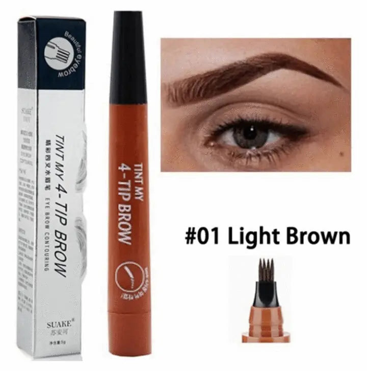 Fernglow Precision Eyebrow Pen for Smudge Proof and Natural Brow Look - Fernglow