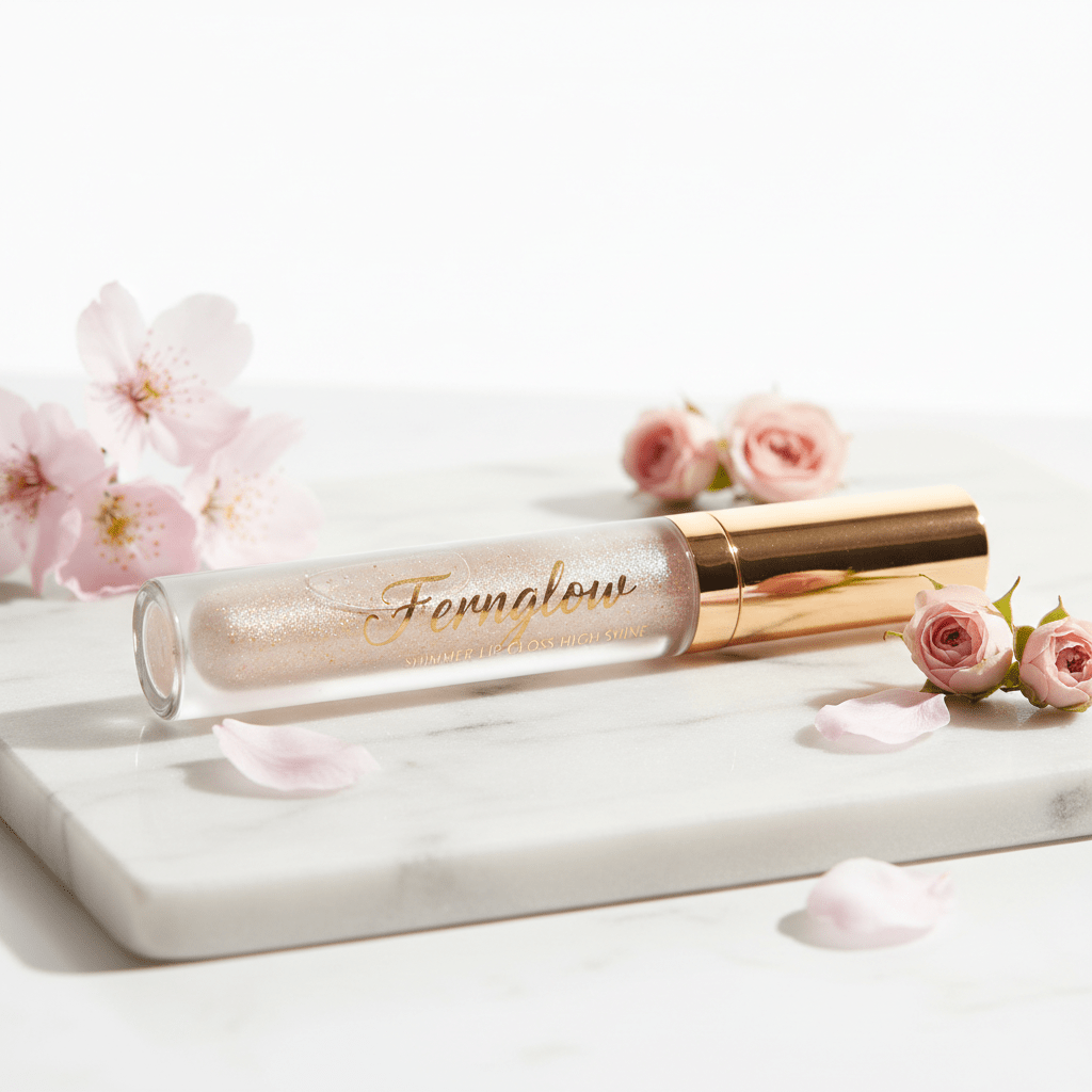 Fernglow Shimmer Lip Gloss – High Shine, No Sticky Feel - Fernglow