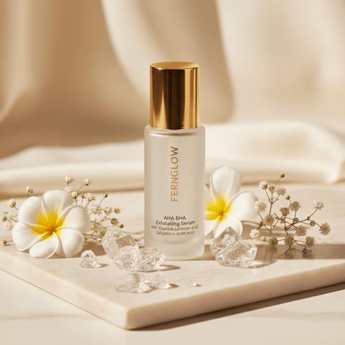 AHA BHA Exfoliating Serum Glycolic Acid Salicylic Acid - Fernglow