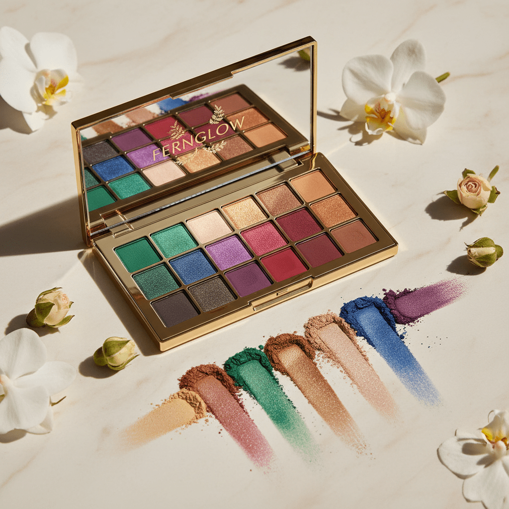 Eyeshadow Palette 18 Colors Waterproof - Fernglow