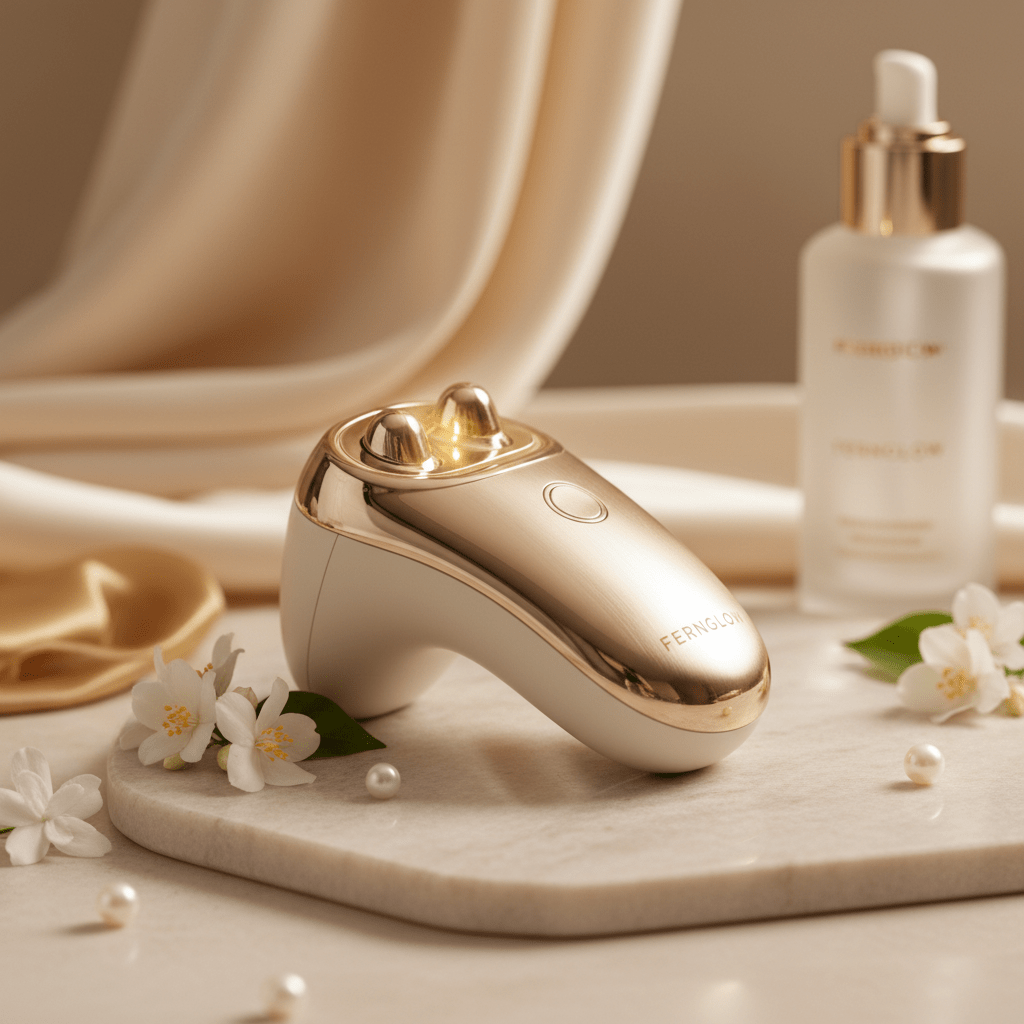 Fernglow EMS Eye Massager – De-Puff & Refresh Tired Eyes - Fernglow