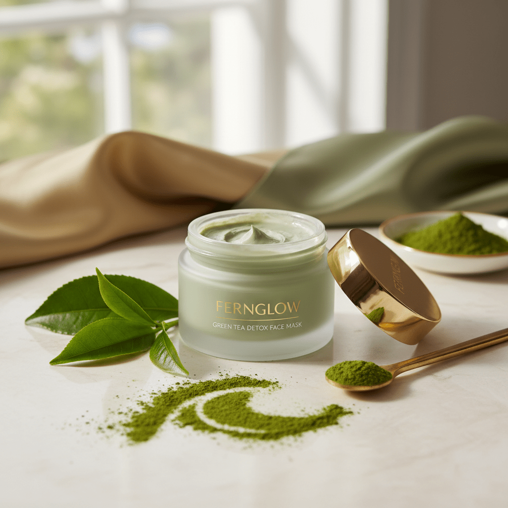 Green Tea Detox Mask Blackhead Removal - Fernglow